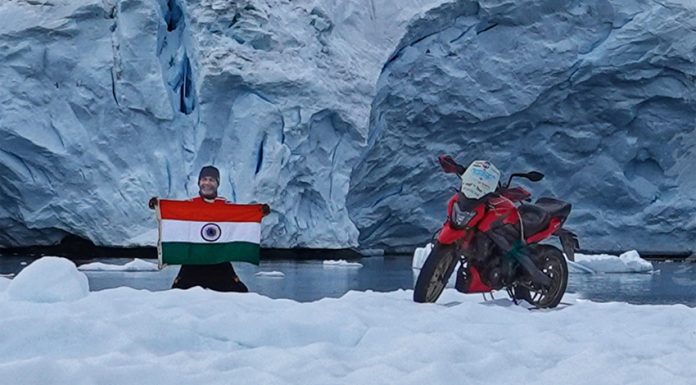 Bajaj Dominar Becomes First Indian Motorcycle to Reach Antarctica